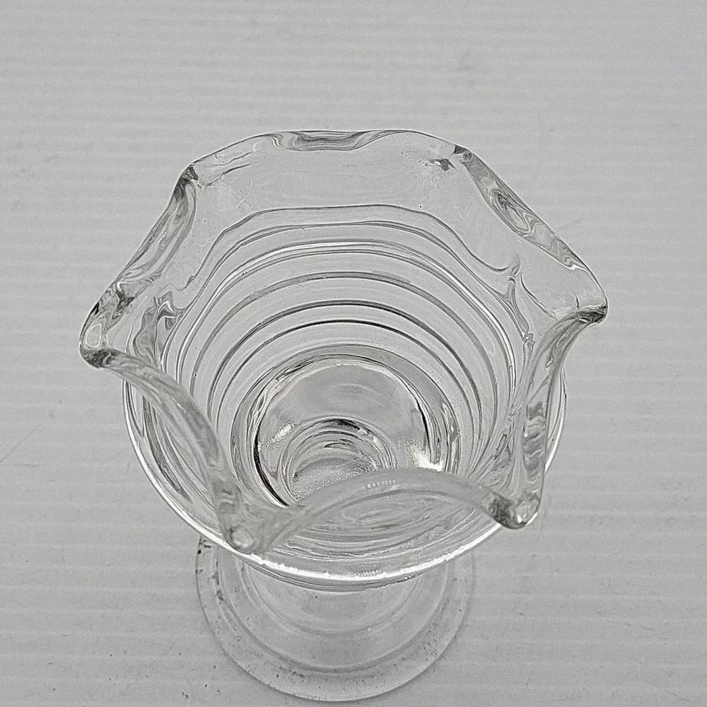 PartyLite‎ Sundae Pillar clear Candle Holder - Picture 3 of 5